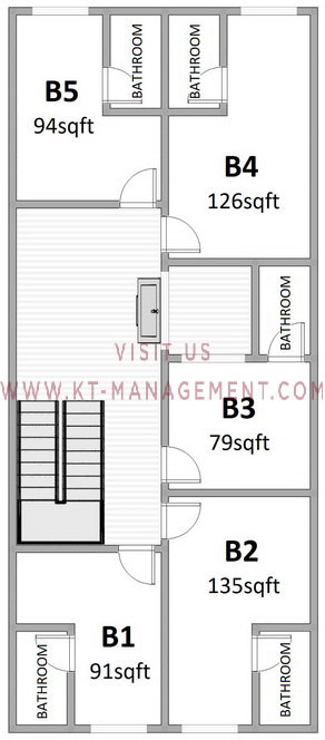 Cambridge Second Floor Plan